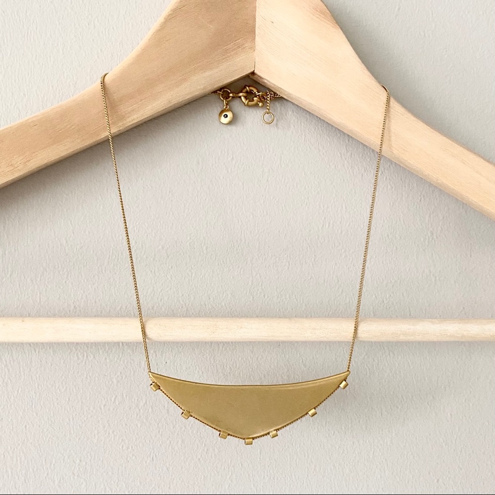 Madewell Gold Plate Collar Necklace - Picture 2 of 4